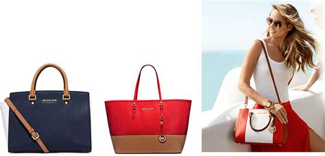 michael kors hamilton color block